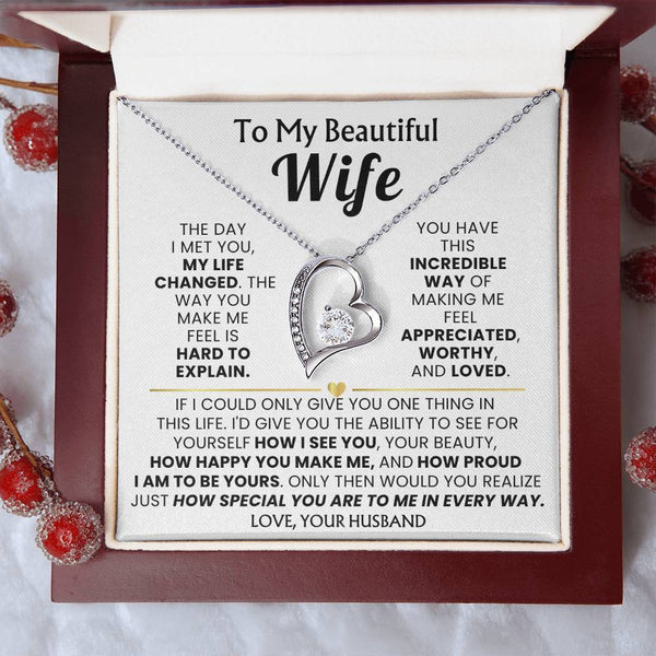 TO MY BEAUTIFUL WIFE - The day I met you, my life changed