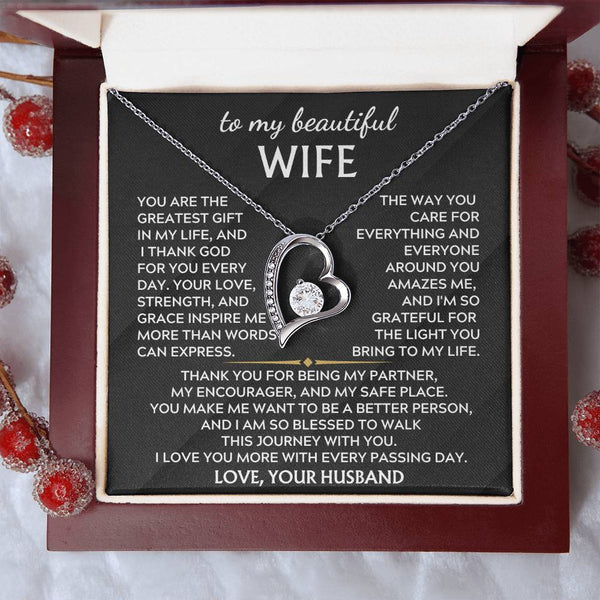 To My Beautiful Wife - I am so blessed to walk this journey with you (Almost sold out)
