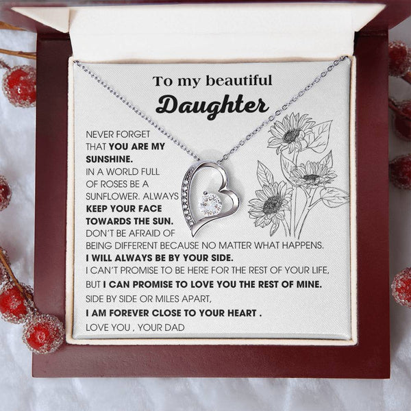 [ Only A Few Left ] To My Beautiful Daughter, YOU ARE MY SUNSHINE - KEEP YOUR FACE TOWARDS THE SUN