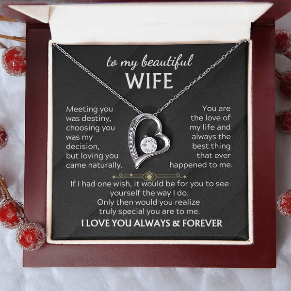 TO MY BEAUTIFUL WIFE -  You realize truly special you are to me