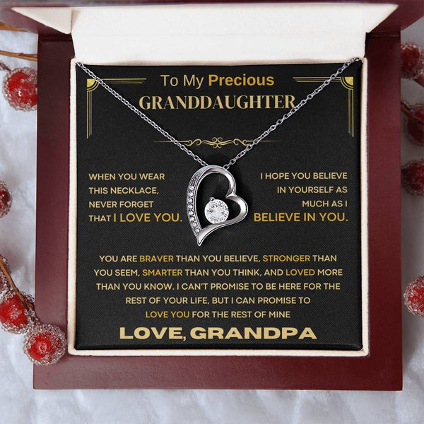 (Almost Sold Out) To My Precious Granddaughter, Never Forget That I Love You