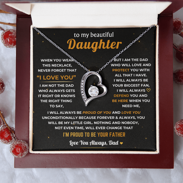 To My Daughter, Dad Will Always Protect You - Forever Love
