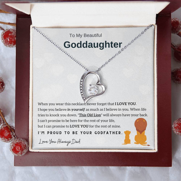 To My Goddaughter, I am proud to be your godfather