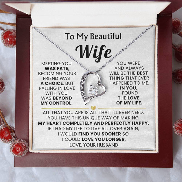 TO MY BEAUTIFUL WIFE - My heart completely and perfectly happy