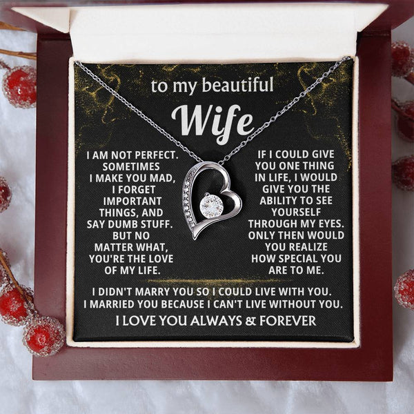 [Almost Sold Out]  TO MY BEAUTIFUL WIFE - I am not perfect