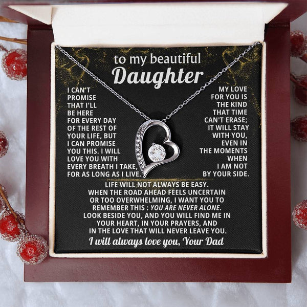 TO MY BEAUTIFUL DAUGHTER, I will love you with every breath I take ( Almost gone )