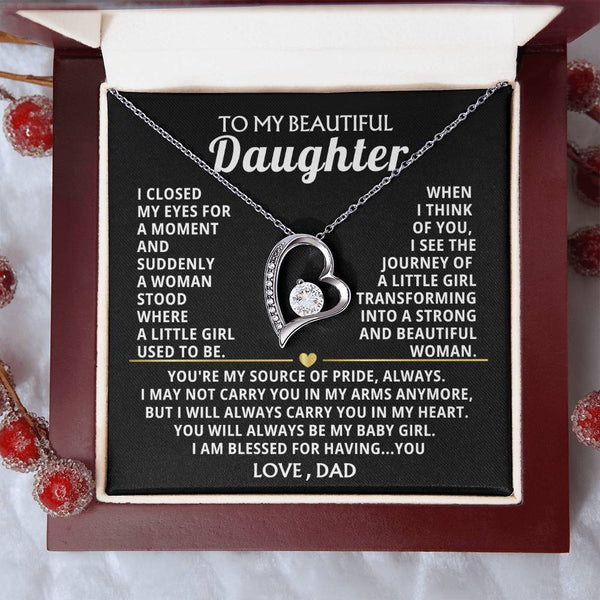 (Only a few left) TO MY BEAUTIFUL DAUGHTER - Strong and beautiful woman