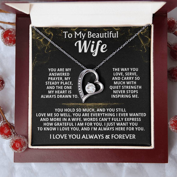To My Beautiful Wife, You are my answered prayer ( Almost Gone )