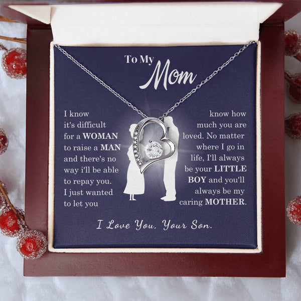 [Almost Sold Out] To My Mom - Loved Mother - Forever Love Necklace