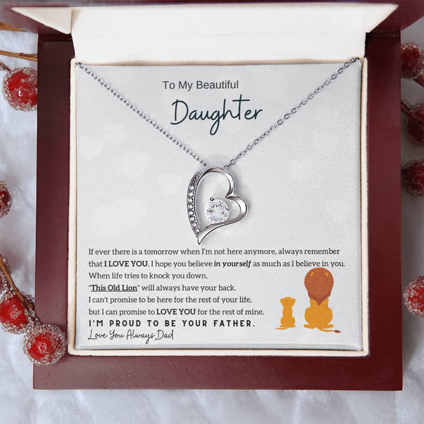 [Only a few left] To My Beautiful Daughter - Always remember that I LOVE YOU
