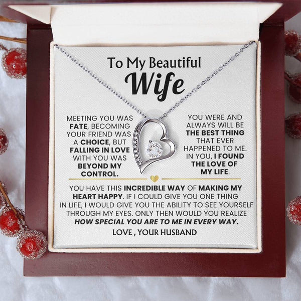 TO MY WIFE - Falling in love with you was beyond my control