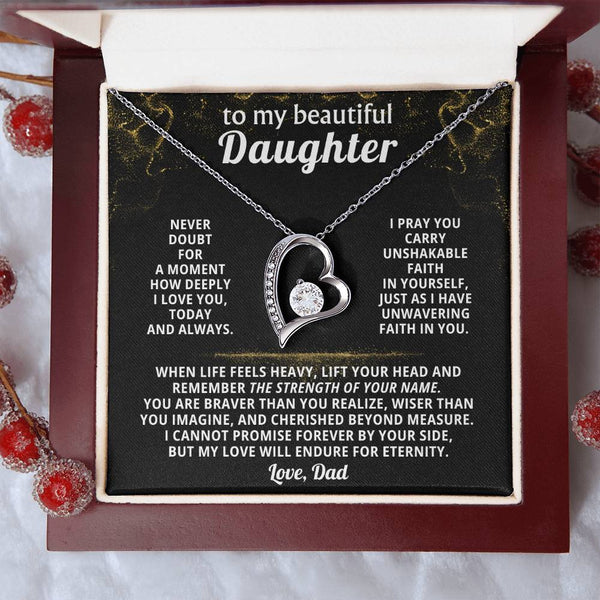 TO MY BEAUTIFUL DAUGHTER, Lift your head and remember the strength of your name