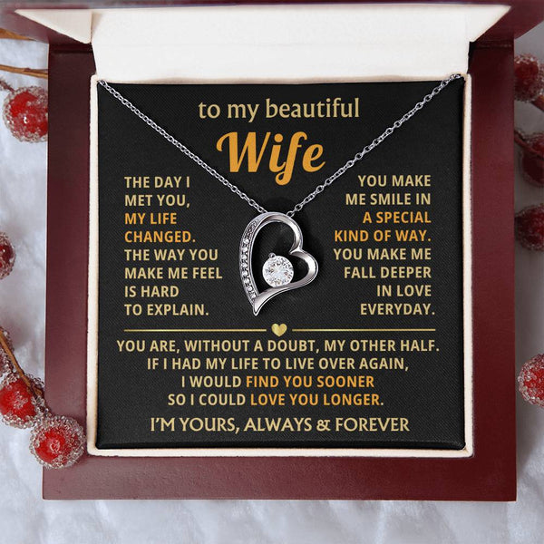 (Only a few left) To My Beautiful Wife - fall deeper in love everyday