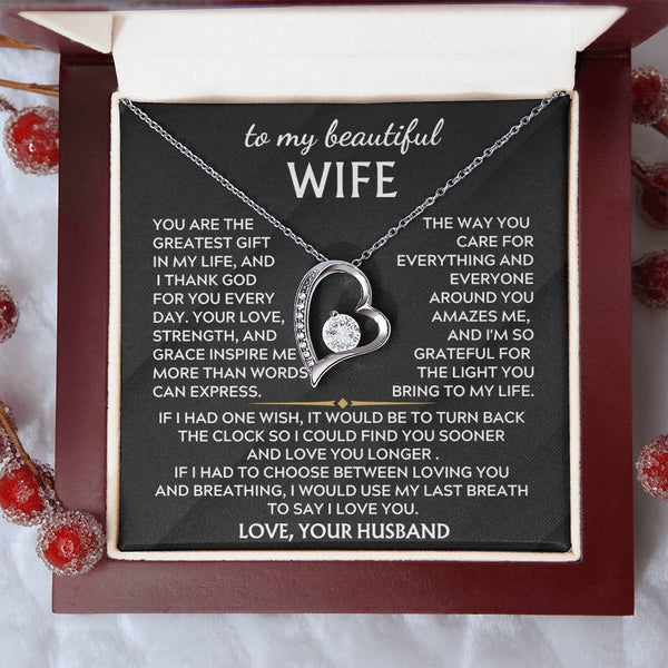 To My Beautiful Wife -  I'm so grateful for the light you bring to my life