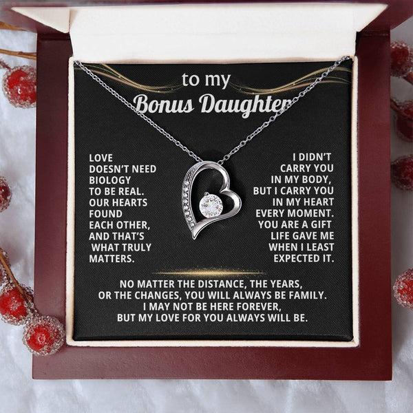 To My Bonus Daughter, Our hearts found each other