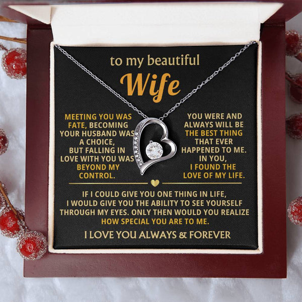 (Almost Gone) To My Beautiful Wife - I found the love of my life [ Forever love necklace ]