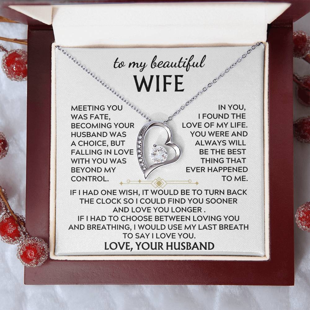 [Only a few left] TO MY BEAUTIFUL WIFE - I Just Want To Be Your Last Everything