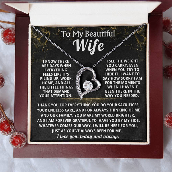 To My Beautiful Wife - Whatever comes our way, I will be here for you