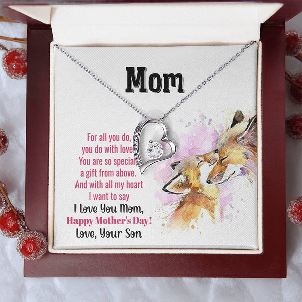 To My Mom - You Are So Special (Only a Few Left) - Forever Love Necklace