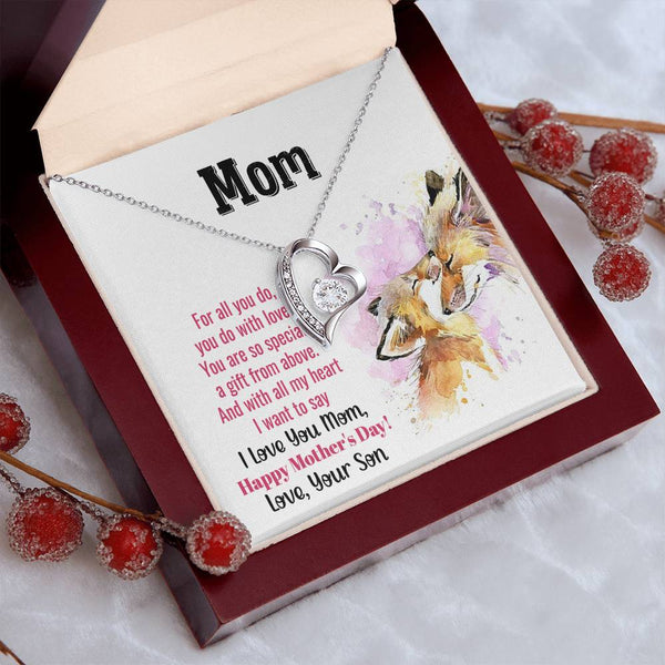 To My Mom - You Are So Special (Only a Few Left) - Forever Love Necklace