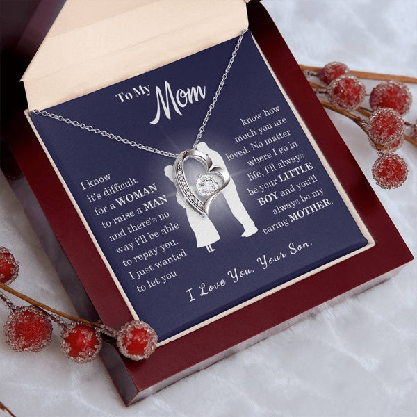 [Almost Sold Out] To My Mom - Loved Mother - Forever Love Necklace