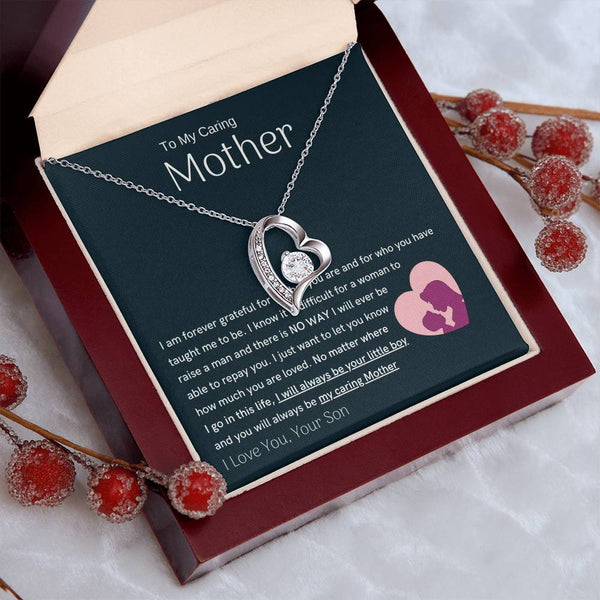To My Loving Mother - You are my sunshine, I will always be your little boy (Only a Few Left) - Forever Love Necklace
