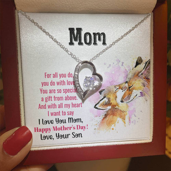 To My Mom - You Are So Special (Only a Few Left) - Forever Love Necklace