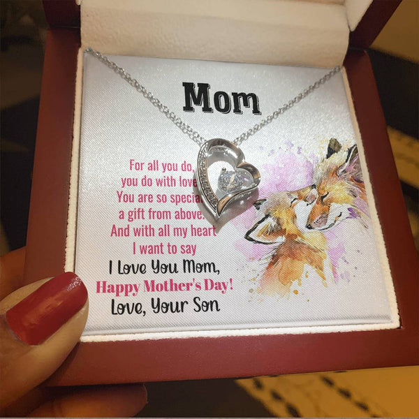 To My Mom - You Are So Special (Only a Few Left) - Forever Love Necklace