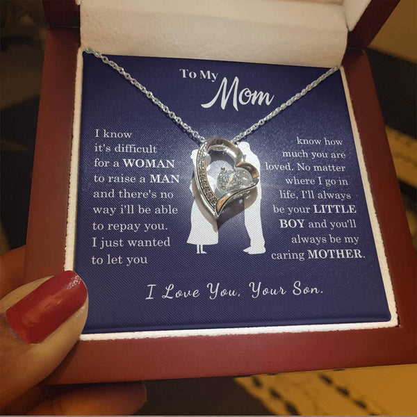 [Almost Sold Out] To My Mom - Loved Mother - Forever Love Necklace