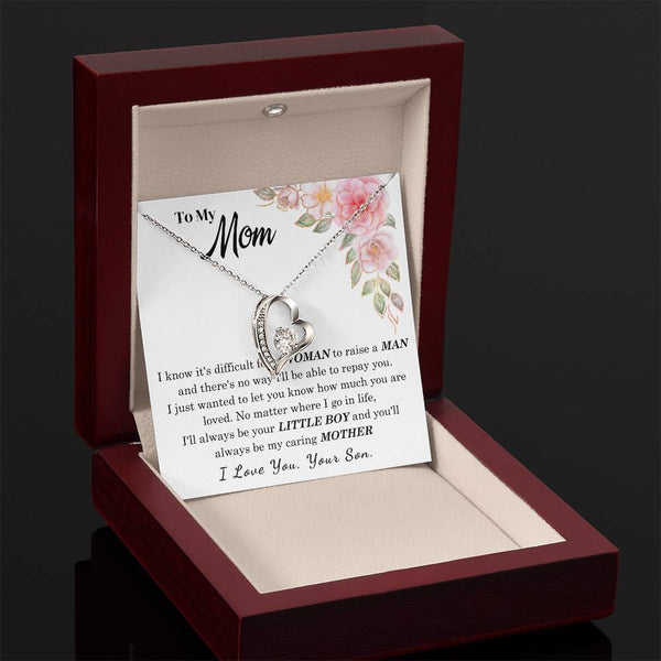 [Only a few left] To My Loving Mother - I love you  (Forever Love Necklace)