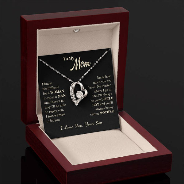 [Almost Sold Out] To My Mom - I Love You Mother  - Forever Love Necklace