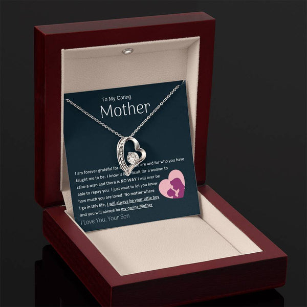To My Loving Mother - You are my sunshine, I will always be your little boy (Only a Few Left) - Forever Love Necklace