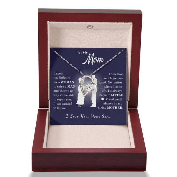 [Almost Sold Out] To My Mom - Loved Mother - Forever Love Necklace
