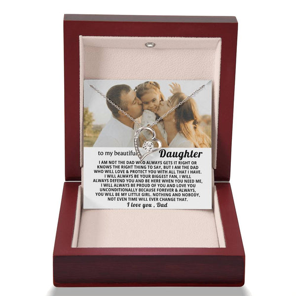 To My Beautiful Daughter,I will always be your biggest fan - my little girl - Personalized