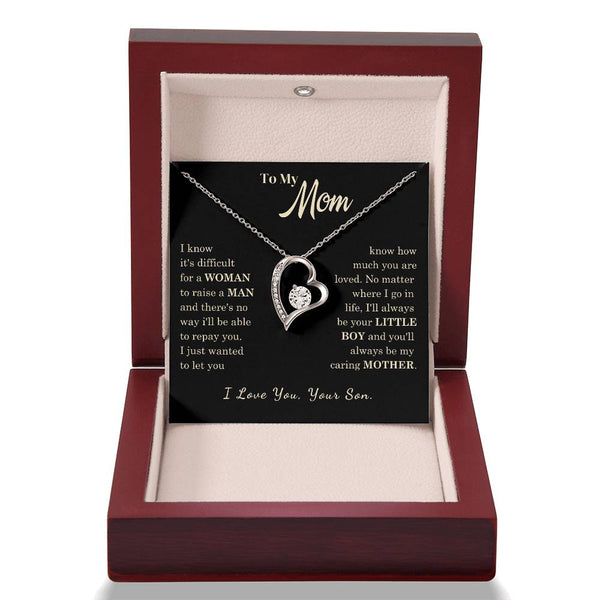 [Almost Sold Out] To My Mom - I Love You Mother  - Forever Love Necklace