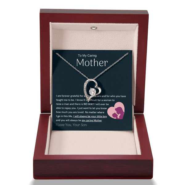 To My Loving Mother - You are my sunshine, I will always be your little boy (Only a Few Left) - Forever Love Necklace