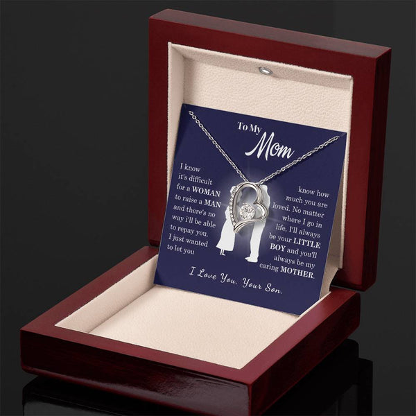 [Almost Sold Out] To My Mom - Loved Mother - Forever Love Necklace
