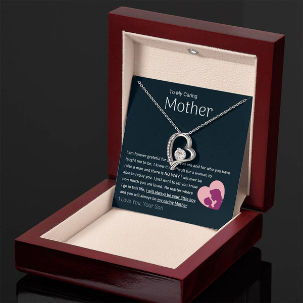To My Loving Mother - You are my sunshine, I will always be your little boy (Only a Few Left) - Forever Love Necklace