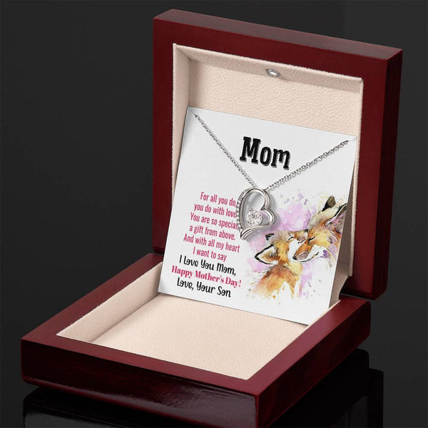 To My Mom - You Are So Special (Only a Few Left) - Forever Love Necklace