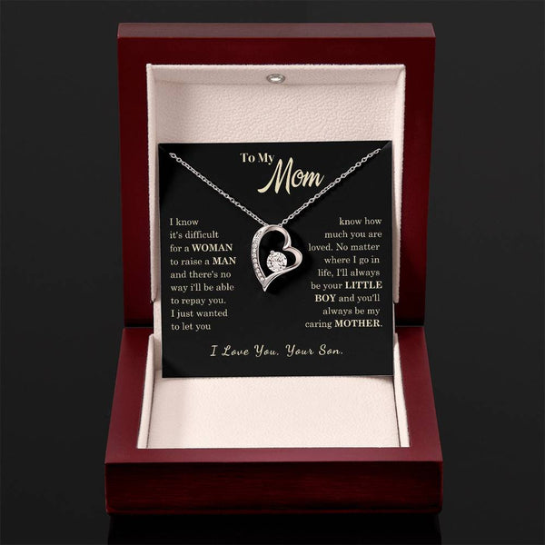 [Almost Sold Out] To My Mom - I Love You Mother  - Forever Love Necklace