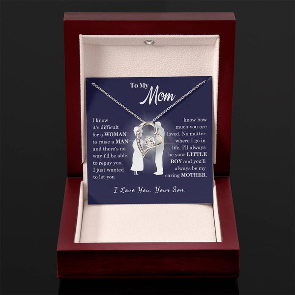 [Almost Sold Out] To My Mom - Loved Mother - Forever Love Necklace