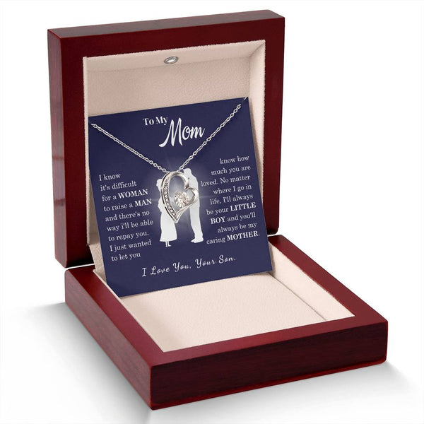 [Almost Sold Out] To My Mom - Loved Mother - Forever Love Necklace
