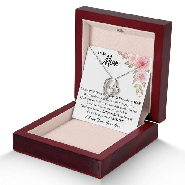 [Only a few left] To My Loving Mother - I love you  (Forever Love Necklace)
