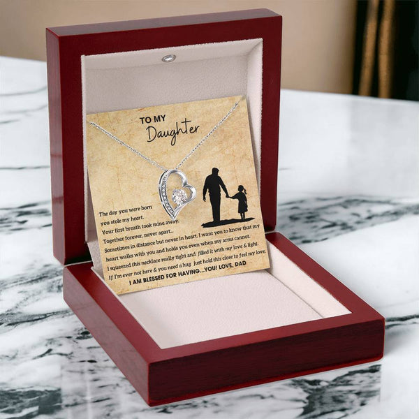 To My Daughter - Hold this necklace close to feel my love (Few left only)