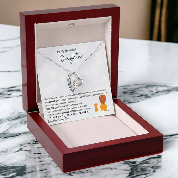 [Only a few left] To My Beautiful Daughter - Always remember that I LOVE YOU
