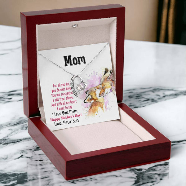 To My Mom - You Are So Special (Only a Few Left) - Forever Love Necklace
