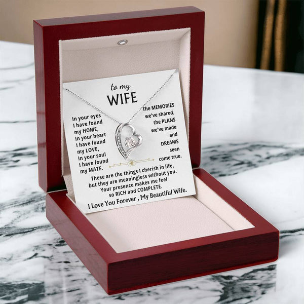 [ Only A Few Left ] To My Beloved Wife, Your presence makes me feel so rich and complete