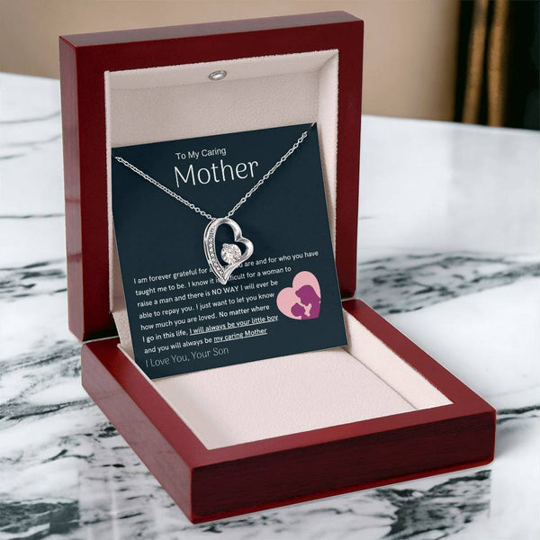 To My Loving Mother - You are my sunshine, I will always be your little boy (Only a Few Left) - Forever Love Necklace