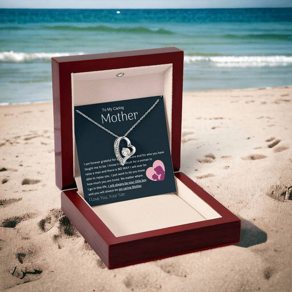 To My Loving Mother - You are my sunshine, I will always be your little boy (Only a Few Left) - Forever Love Necklace
