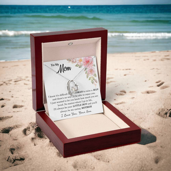 [Only a few left] To My Loving Mother - I love you  (Forever Love Necklace)